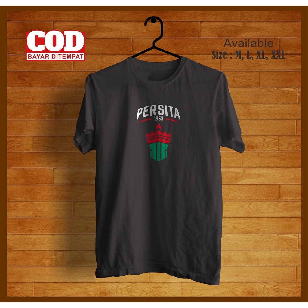 kaos persita sablon dtf/kaos bola persita/tshirt bola/kaos logo bola