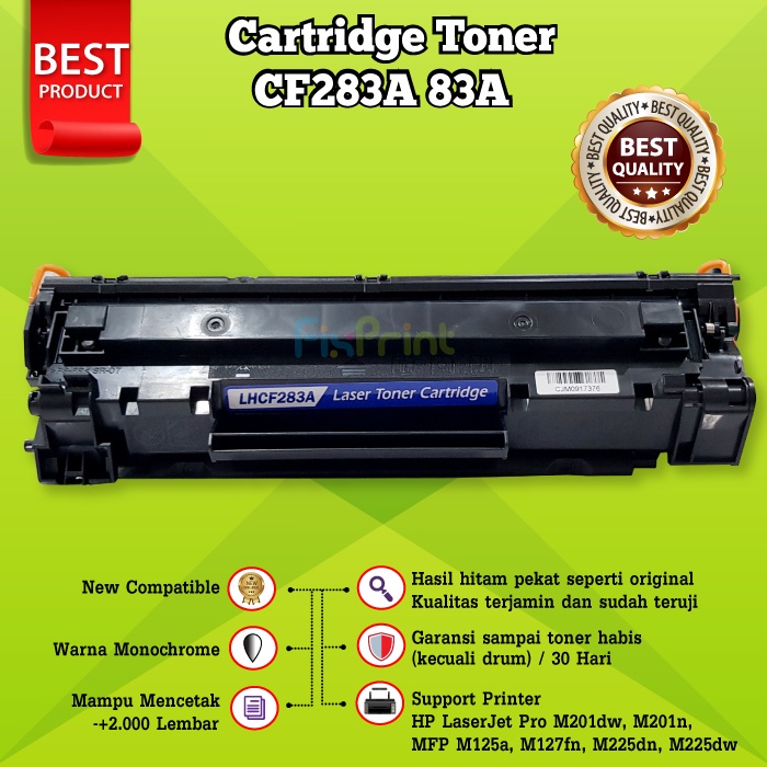 Toner Cartridge XP 83a CF283a Printer Laserjet M201DW M201dw M201n MFP M125a M127fn M225dw M225dn