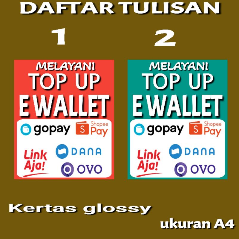 

DAFTAR TULISAN MELAYANI TOP UP KONTER DAN PHONCEL