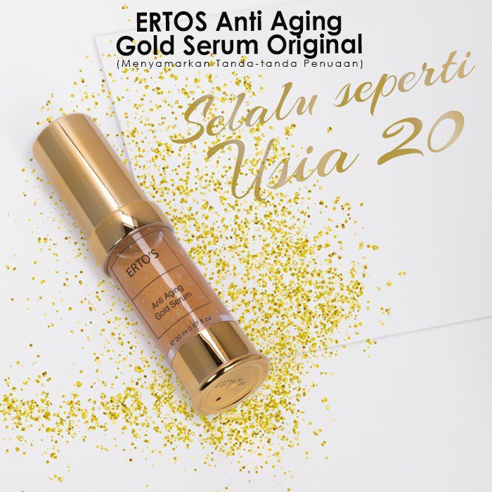 ERTOS Anti Aging Gold Serum Original BPOM 100% / ERTO'S   by AILIN