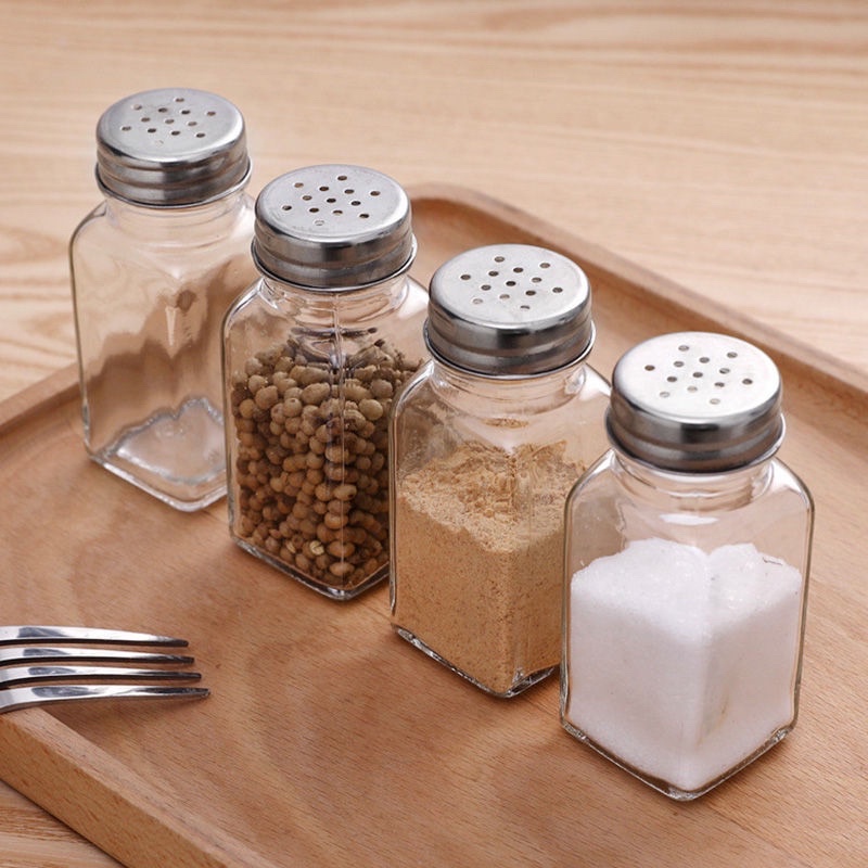 Botol Kaca Bumbu Dapur / Botol Bumbu Kaca Dapur / Botol Kaca Penyimpanan Bumbu Dapur Kaca