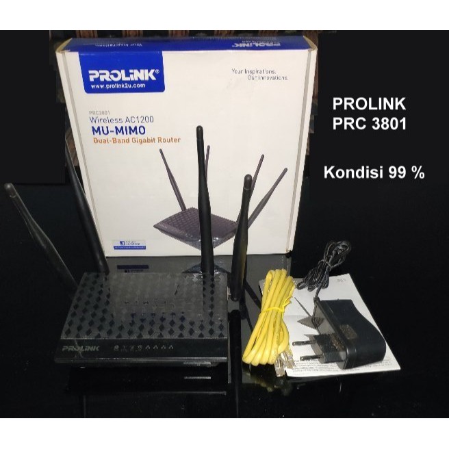 PROLINK PRC 3801 (KONDISI SEPERTI BARU/99%)
