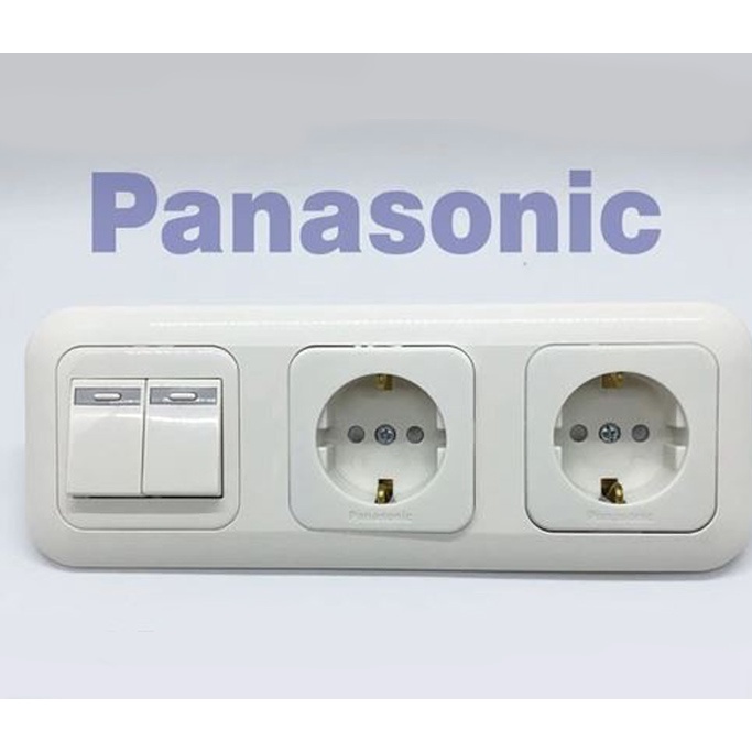 Saklar Seri +Double Stop Panasonic WEJP 7823W + WEJ 5531 + WEJ 1121