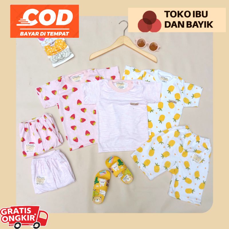 SETELAN ANAK CHIYO BABY WEAR/PANJANG/PENDEK/Baju pdk clana pjg/setelan anak harian