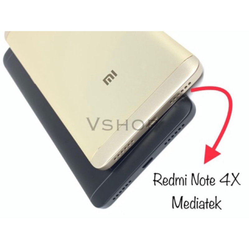 BACKDOOR BACK COVER BACK CASING KESING XIAOMI REDMI NOTE 4 MEDIATEK TUTUP BELAKANG ORI