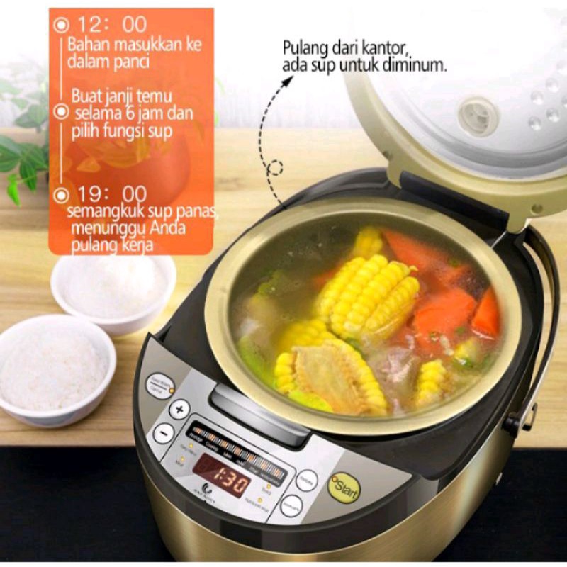 *{COD}** RICECOOKER MULTIFUNGSI 2L//PENANAL DIGITAL NASI