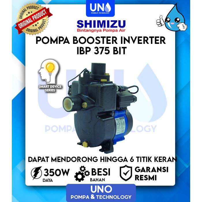 Pompa Air Shimizu Inverter Booster Pump IBP 375 BIT / IBP375BIT