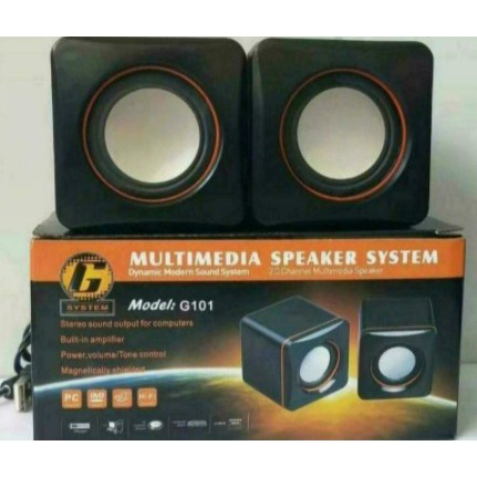 Speaker Laptop G-101 Left-Right Suara Bagus