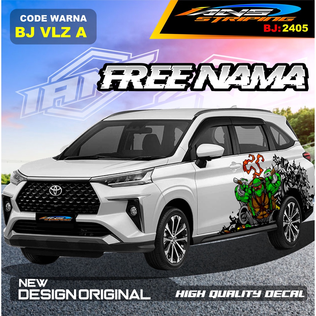 STIKER VARIASI MOBIL AVANZA VELOZ / VARIASI STIKER MOBIL XENIA REBORN / STICKER DECAL MOBIL PAJERO / STIKER MOBIL