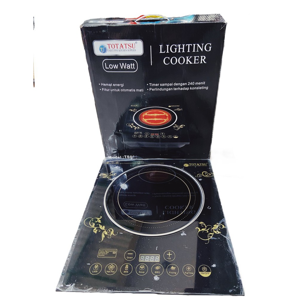 TOTATSU Kompor Listrik - Lighting Cooker Tosaka - Low Watt DISKON MURAH