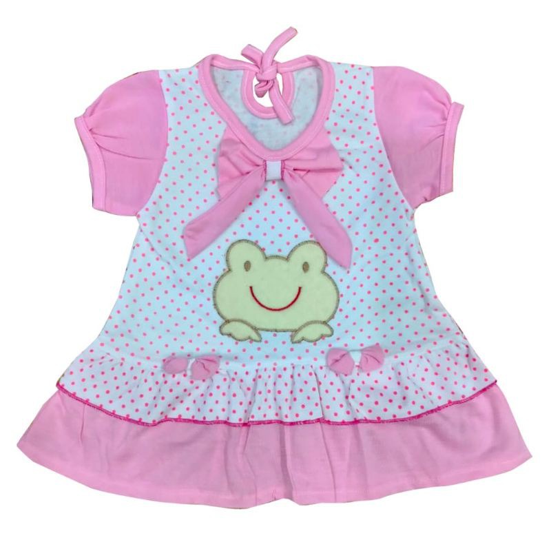 Two Mix Dress Bayi Baju Bayi Perempuan 0-6 bulan dj656