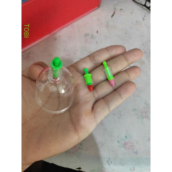 karet seel/pentil karet kop bekam/Kangzhu/merah putih new/refill/pcs/biji