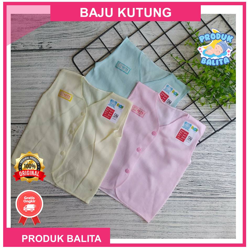 Baju Kutung Bayi Lengan Panjang Motif Polos Baju Atasan Bayi Perempuan Laki-laki Baju Bayi Terlaris