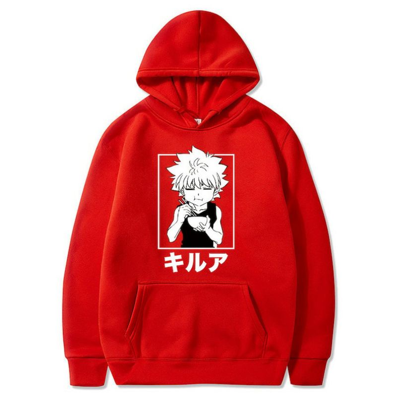 S - XXXXXL(6XL) Hoodie Killua Zoldyck Hunter x Hunter Fanmade Sweatshirt BIGSIZE Jumbo Oversize 5XL 4XL 3XL 2XL XL L M Pria Wanita