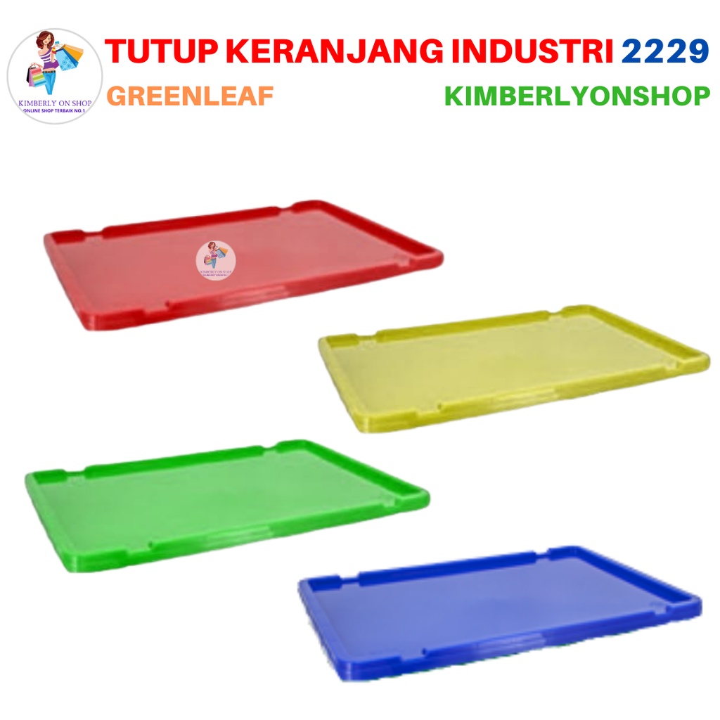 Tutup Keranjang Industri Box Container 2229 Green Leaf