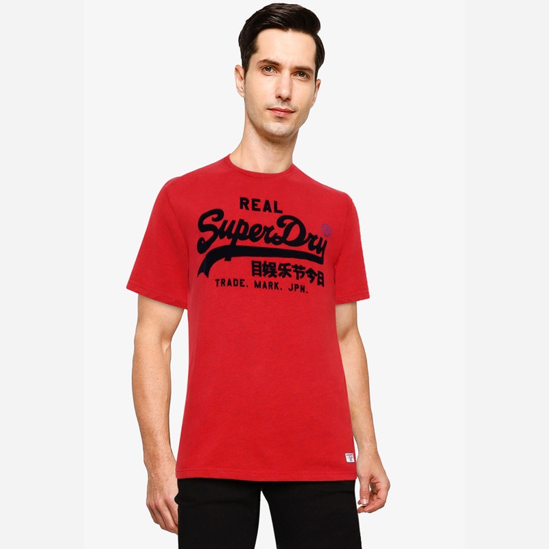 Superdry Vintage Logo Varsity Tee Pria 01