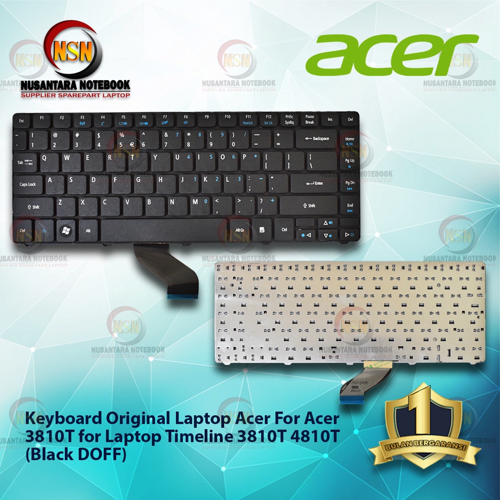 KEYBOARD ACER 3810 3820 4810 4820 4749 4736 4738 4740 4741 4752