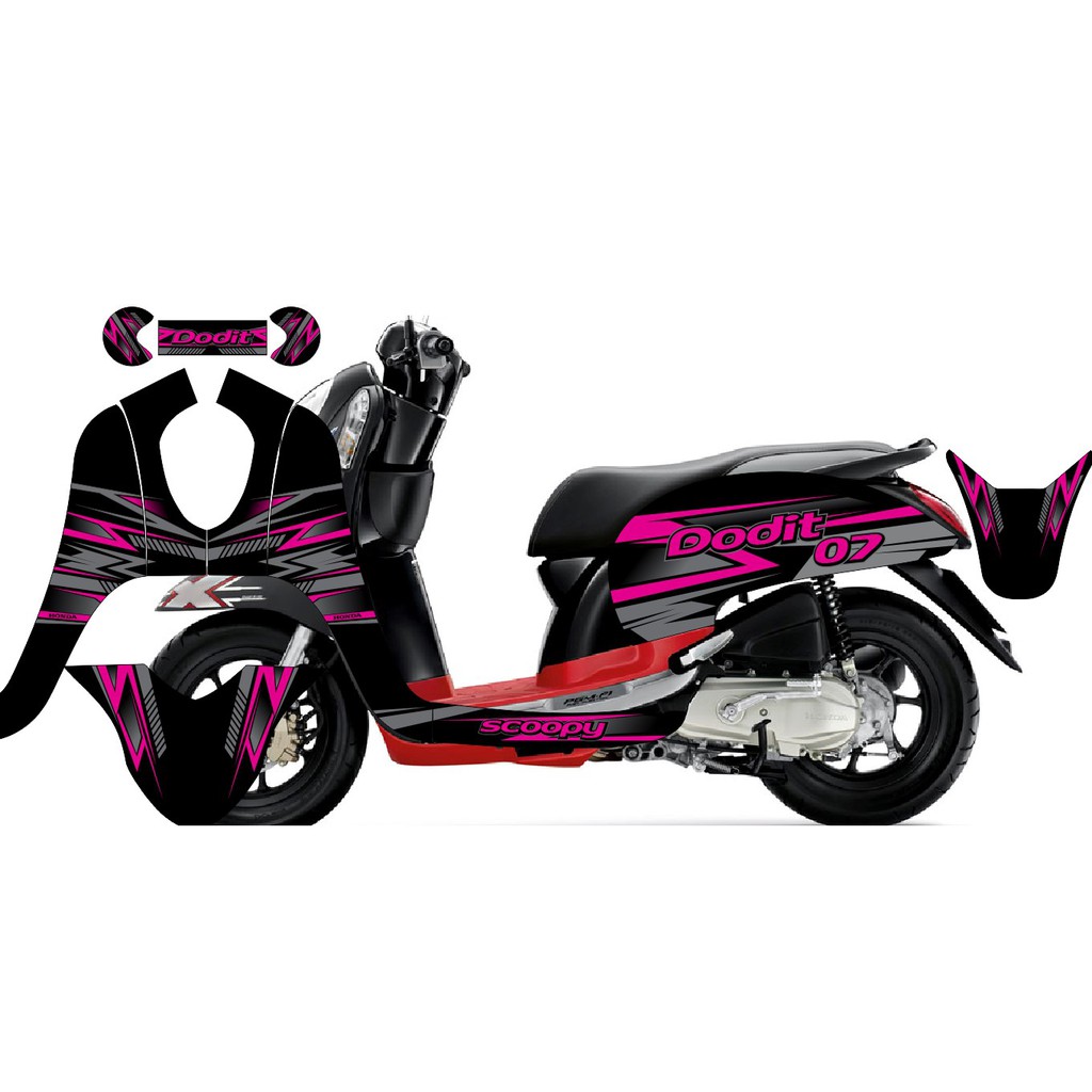 decal sticker striping scoopy fi full body | Shopee Indonesia