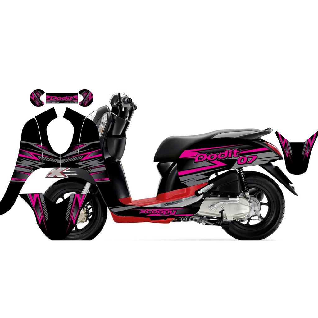 decal sticker striping scoopy  fi  full body  Shopee Indonesia