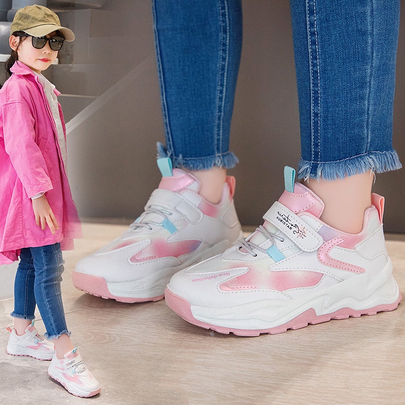 RYX - Bubblegum Gradient Sepatu Sneakers Canvas Anak Perempuan Fashion Casual / Olahraga (NO BOX) - Ori Import