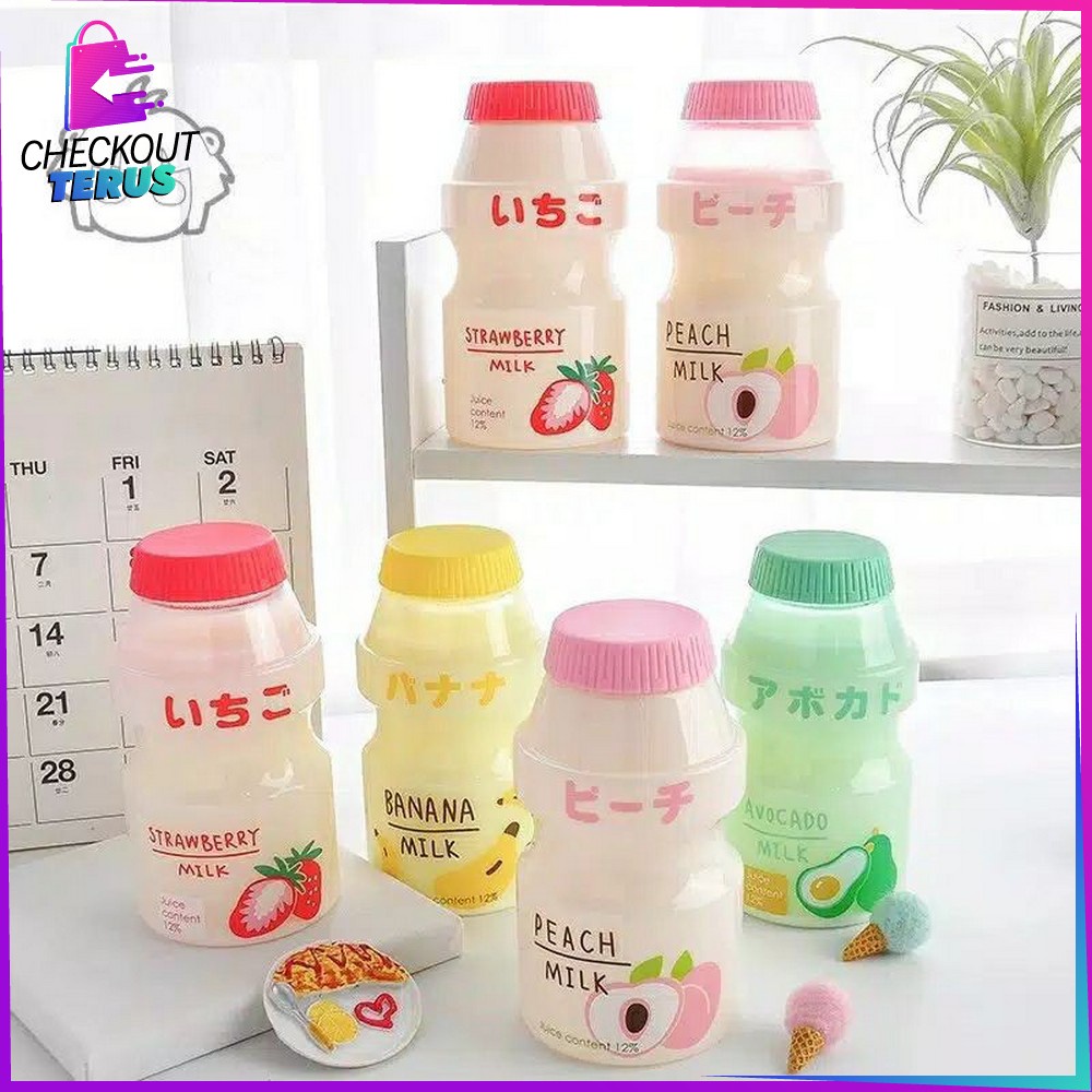 CT C306 Botol Air Minum Unik Tempat Minum Anak Fruity Botol Minum ALA KOREA Botol Minum Anak 480ml Botol Minum Anak Lucu