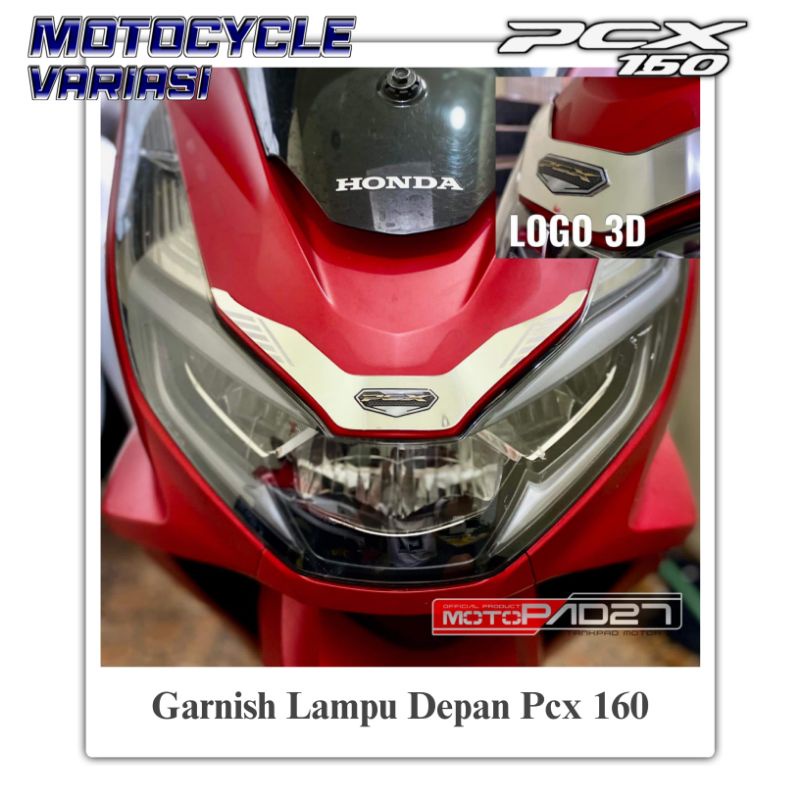 Garnish Lampu Depan Pcx 160 Garnis Alis Lampu Depan PCX 160