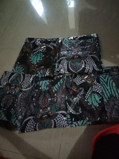 Batik Couple Keluarga Sania Ruffle Ori Ndoro Jowi Dnt Motif Madu