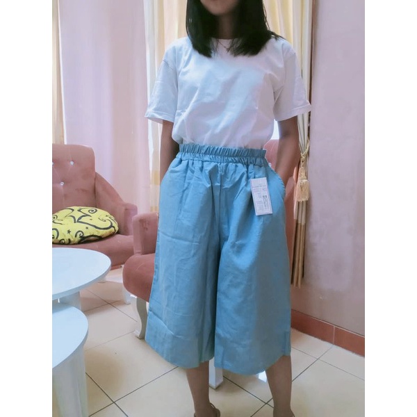 celana kulot pendek wanita