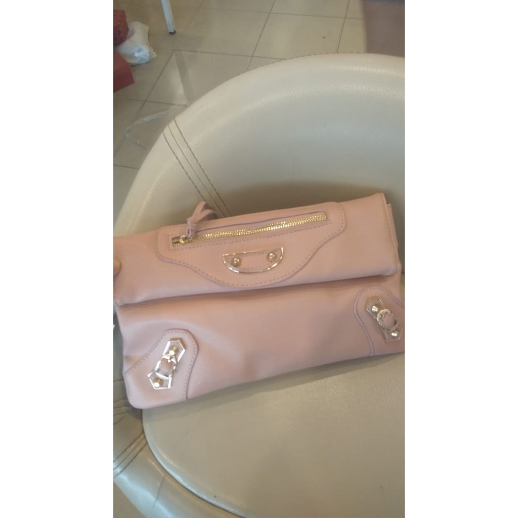CLUTCH BALENCIAGA 0760 LAV TAS MURAH BATAM TAS FASHION WANITA HAND BAG WANITA TAS SLEMPANG