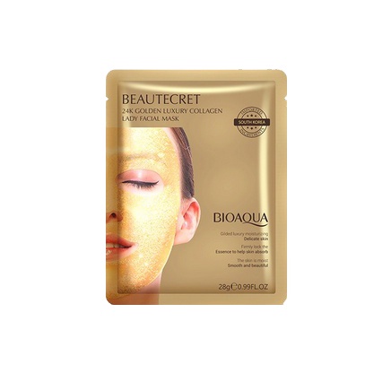 Bioaqua 24K Golden Luxury Collagen Lady Facial Mask - 28g