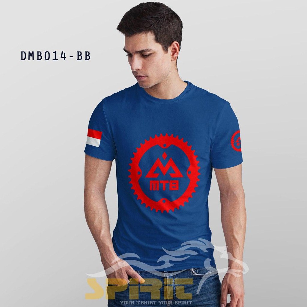 {TERLARIS} Kaos Pria Balap Sepeda Gunung Thrill Sepedah Mtb Indonesia Pendek Big Size Jumbo