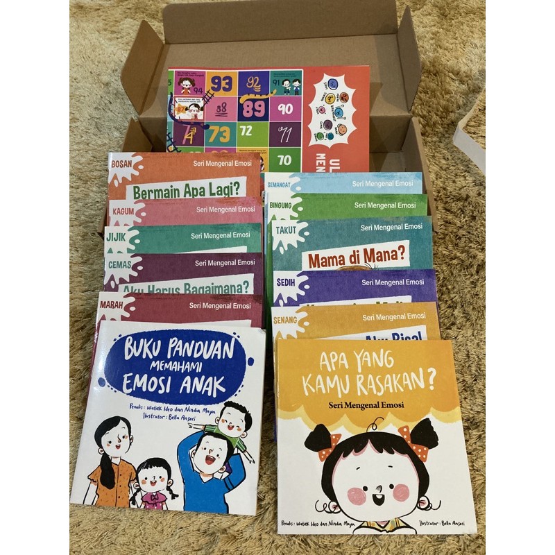READYSTOCK 12 Buku Seri Mengenal Emosi untuk Anak