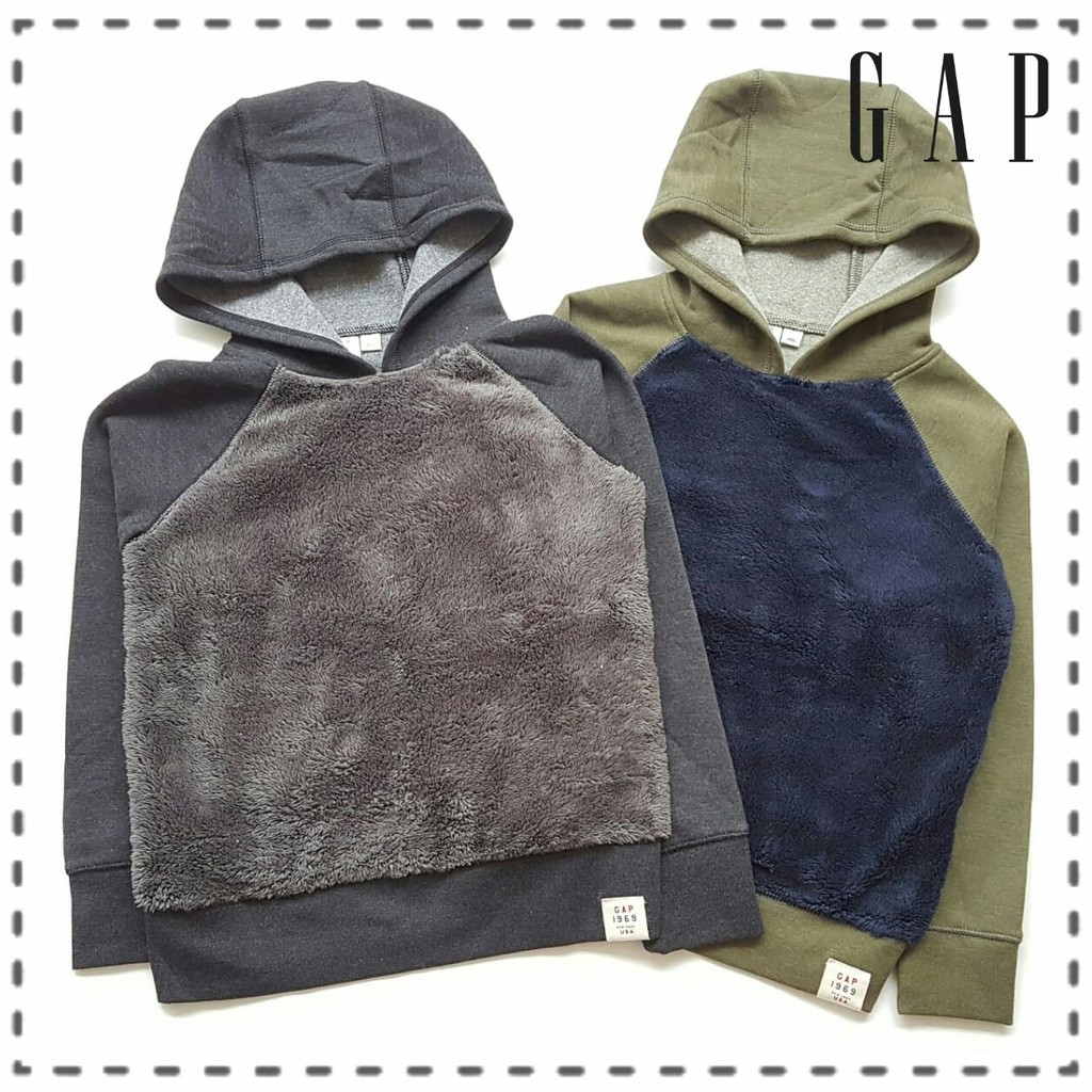 gap fur hoodie