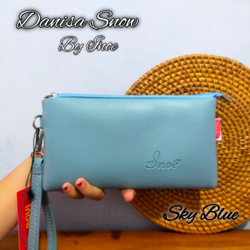 DANISA BAHAN SNOW BY INOE // DOMPET POUCH PANJANG HP WANITA