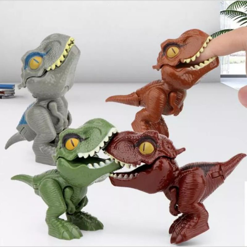 Mainan Snap Squad Dinosaurus T-rex Velociraptor Hiu/surprise egg dino jurassic World