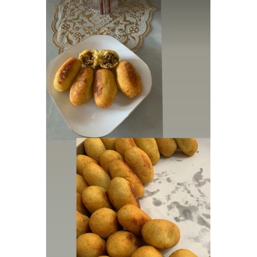 

Kroket kentang Frozen / kroket kentang daging wortel / Kroket full daging / frozen food