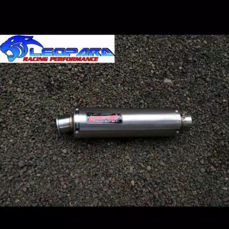 silincer knalpot model LR LENGKAP dengan per dan bracket