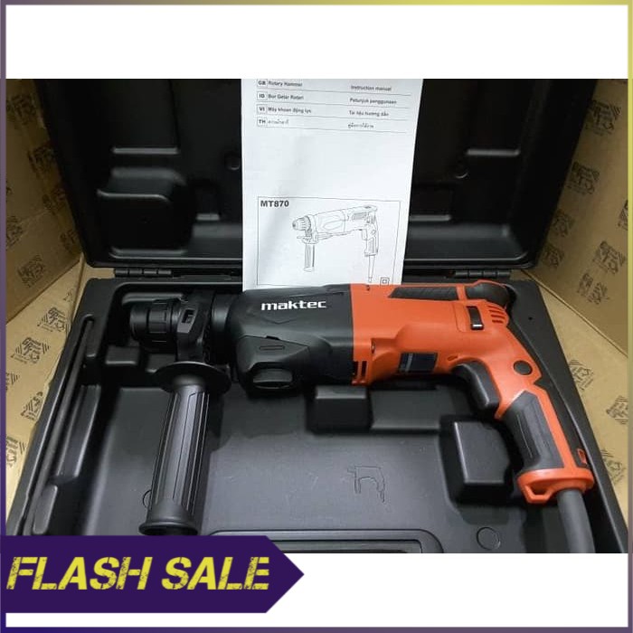Mesin Bor Beton Bor Rotary Hammer SDS Maktec MT870 MT 870