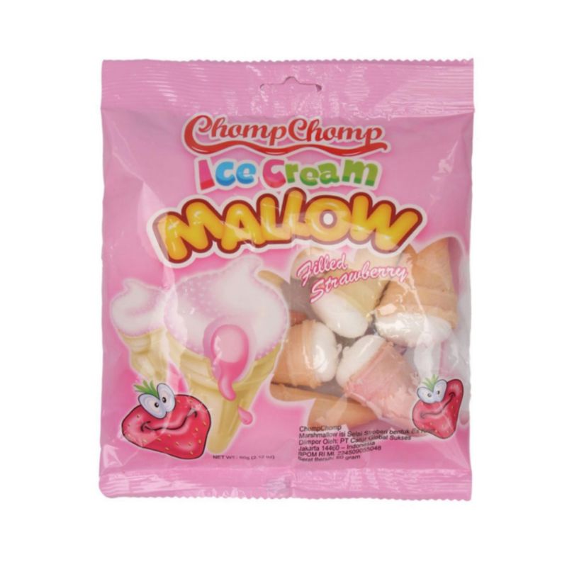 

Chomp-Chomp Ice Cream Mallow Strawberry Marshmallow 60 g