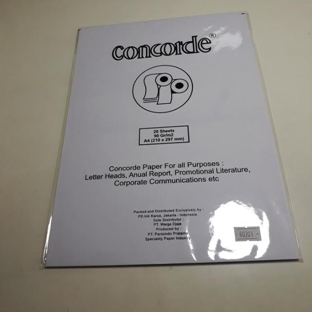 

Kertas concorde a4