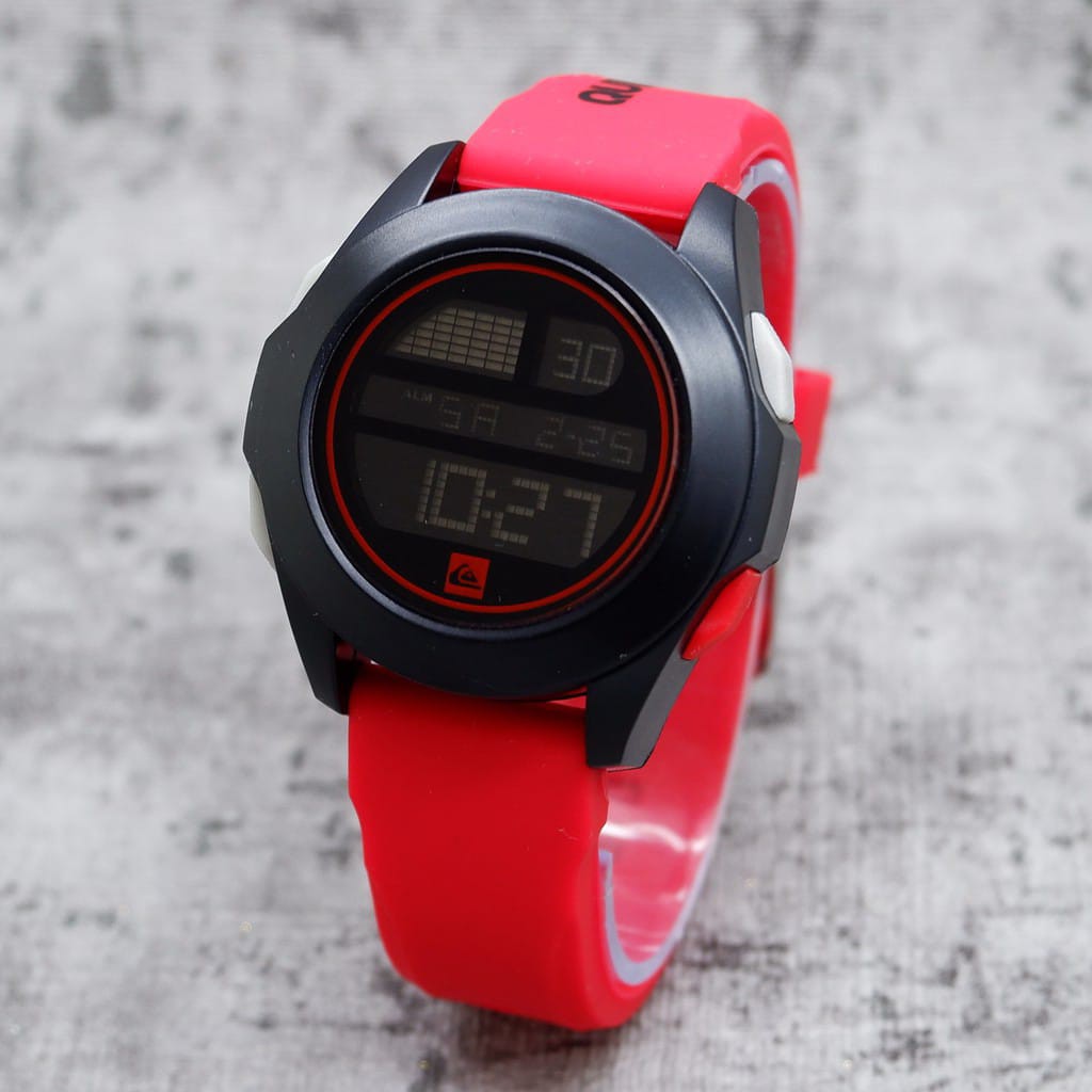 (BW) JAM TANGAN WANITA 2021 TERBARU SPORTY KEREN TAHAN AIR QUIKSILVER MINI DRONE STRAP RUBBER