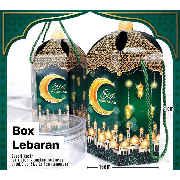 

Box Kotak Hampers Kue Souvenir Kado 3 Toples 500G Lebaran Idul Fitri Terlaris!!!R30F