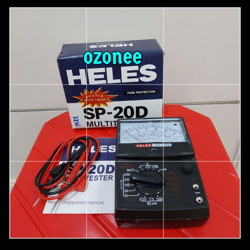 MULTITESTER HELES SP 20D FUSE PROTECTION BUZZER WITH LAMP SP20D