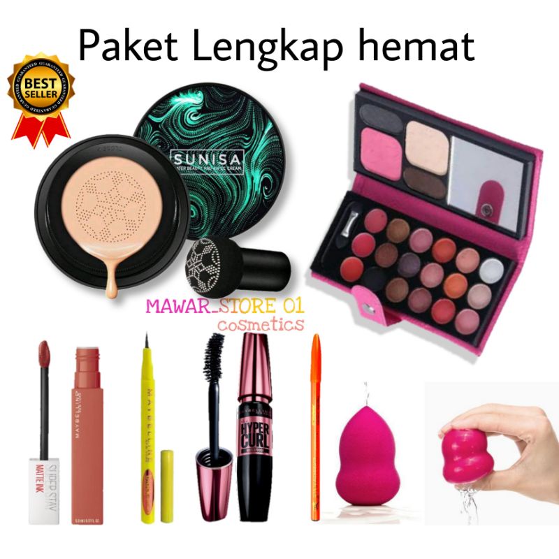 Paket Make Up Set Lengkap Murah 7 in 1 Sunisa Magic Cushion Paket Hemat Kosmetik Sunisa#