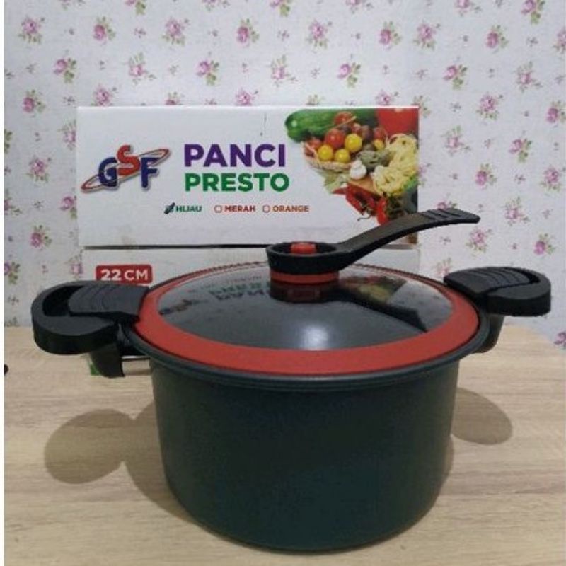 panci presto viral gsf 22 cm G-5122 panci presto totipotent free bubble warp