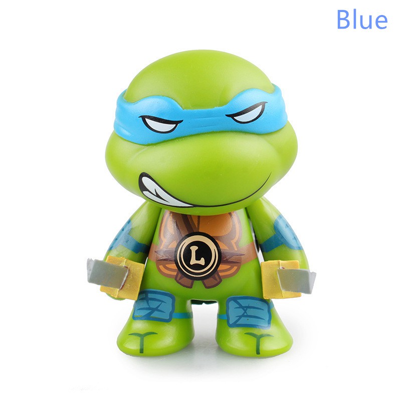 1pcs Ninjaed God Remaja Mutan Ninja Turtles TMNT Action Figure PVC Kartun Ninja Turtles Boneka Dengan Senjata Mainan Anak