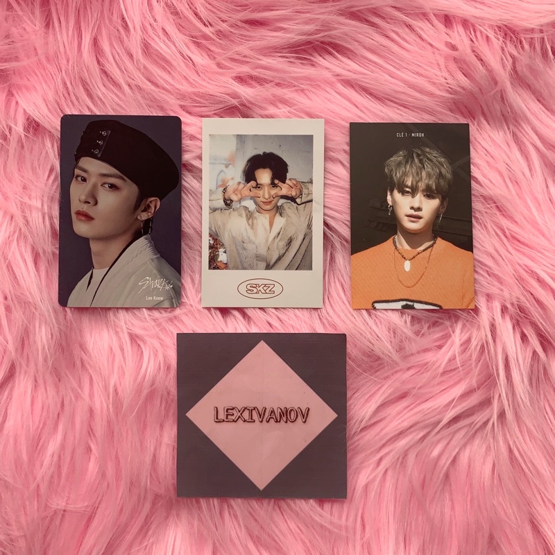 Photocard  Polaroid Lee Know Stray Kids Season Greeting 2021 Tower Of God Limited Miroh PC