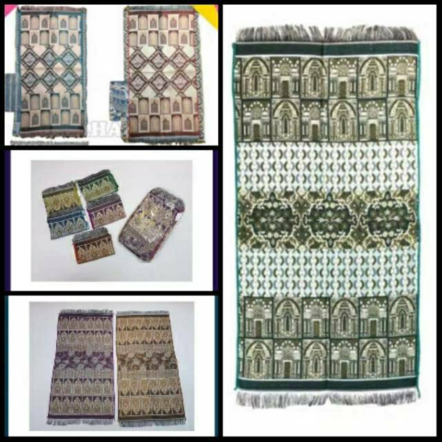 Sajadah MURAT TERMURAH Souvenir Haji Oleh oleh Haji dan Umroh  Sajadah Besar Murat Uk. 110 x 54