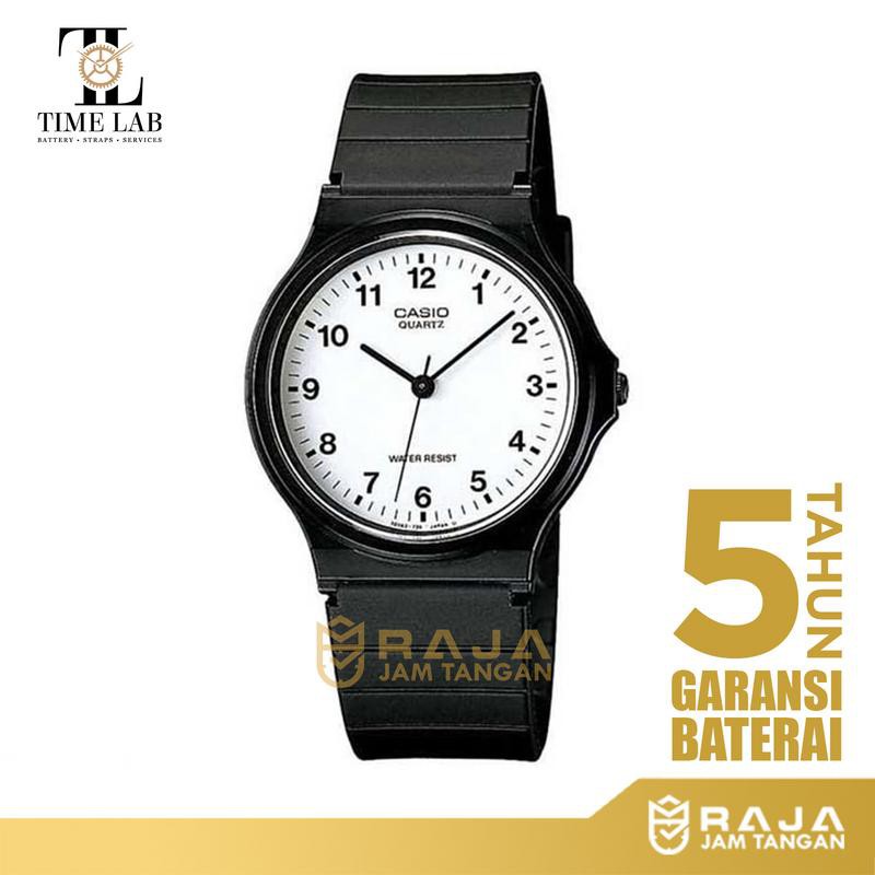 CASIO ORIGINAL MQ-24-7B / MQ 24 7B JAM TANGAN UNISEX ANALOG KARET
