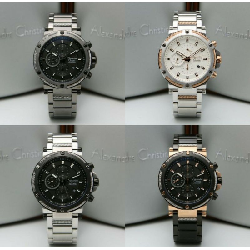 JAM TANGAN PRIA ALEXANDRE CHRISTIE  6561 AC 6561MC Ac 6561 ORIGINAL [ GARANSI RESMI 1 TAHUN ]
